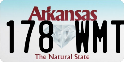 AR license plate 178WMT