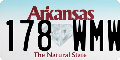 AR license plate 178WMW
