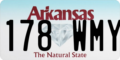 AR license plate 178WMY