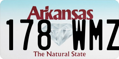 AR license plate 178WMZ