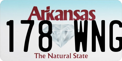 AR license plate 178WNG