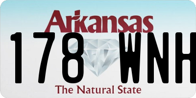 AR license plate 178WNH