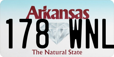 AR license plate 178WNL