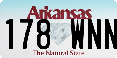 AR license plate 178WNN