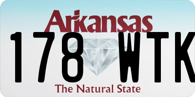 AR license plate 178WTK
