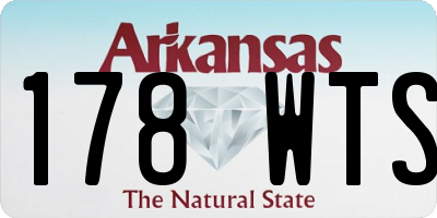 AR license plate 178WTS