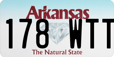 AR license plate 178WTT