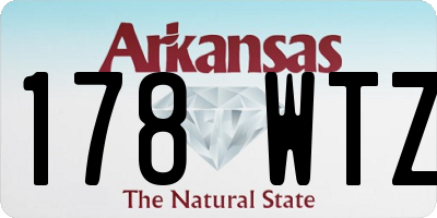 AR license plate 178WTZ