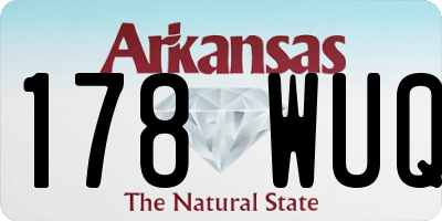 AR license plate 178WUQ