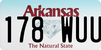 AR license plate 178WUU