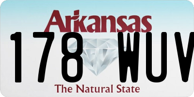 AR license plate 178WUV