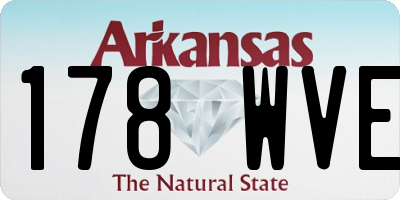 AR license plate 178WVE
