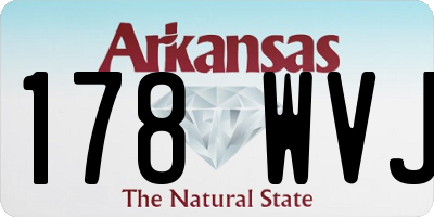 AR license plate 178WVJ
