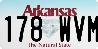 AR license plate 178WVM