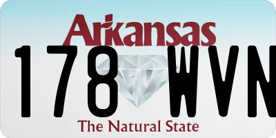 AR license plate 178WVN