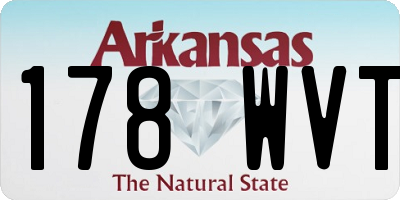 AR license plate 178WVT