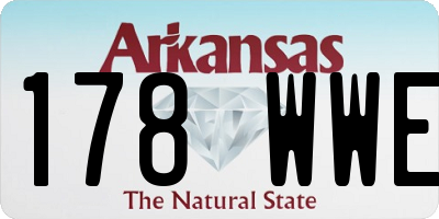 AR license plate 178WWE