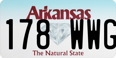 AR license plate 178WWG