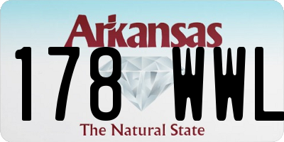 AR license plate 178WWL