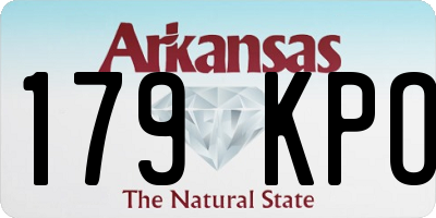 AR license plate 179KPO