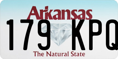 AR license plate 179KPQ