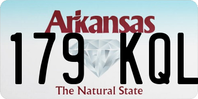 AR license plate 179KQL