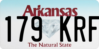 AR license plate 179KRF