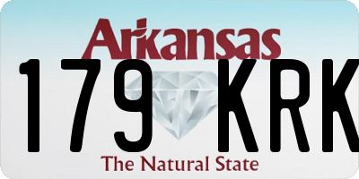AR license plate 179KRK