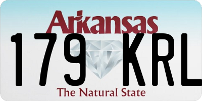 AR license plate 179KRL