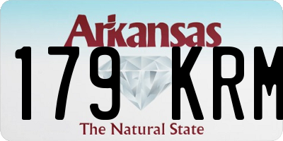 AR license plate 179KRM