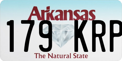 AR license plate 179KRP
