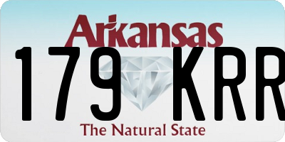 AR license plate 179KRR