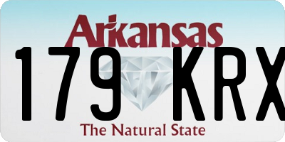 AR license plate 179KRX