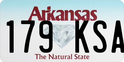 AR license plate 179KSA