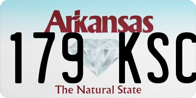 AR license plate 179KSC