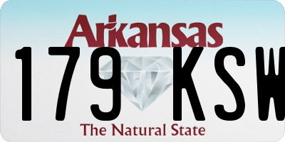 AR license plate 179KSW