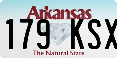 AR license plate 179KSX