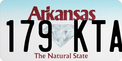 AR license plate 179KTA