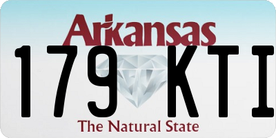 AR license plate 179KTI