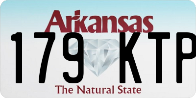 AR license plate 179KTP
