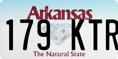 AR license plate 179KTR