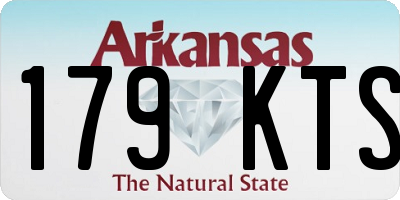 AR license plate 179KTS