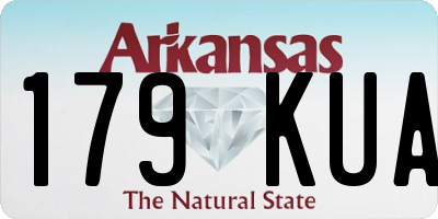 AR license plate 179KUA