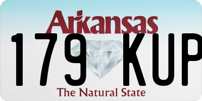 AR license plate 179KUP