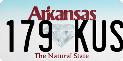 AR license plate 179KUS