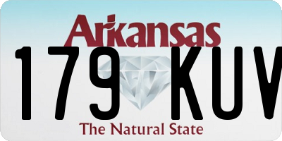 AR license plate 179KUV