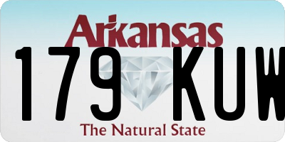 AR license plate 179KUW