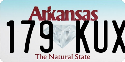 AR license plate 179KUX
