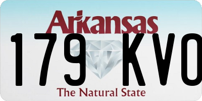 AR license plate 179KVO