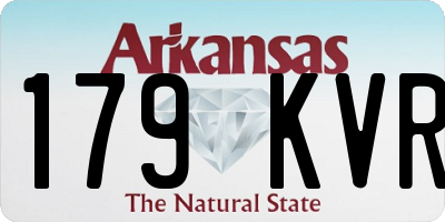 AR license plate 179KVR
